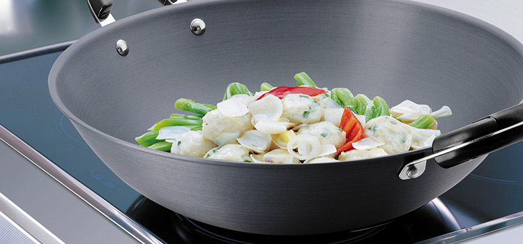 去永生淘宝商店购买锰钛合金阳极复底炒锅